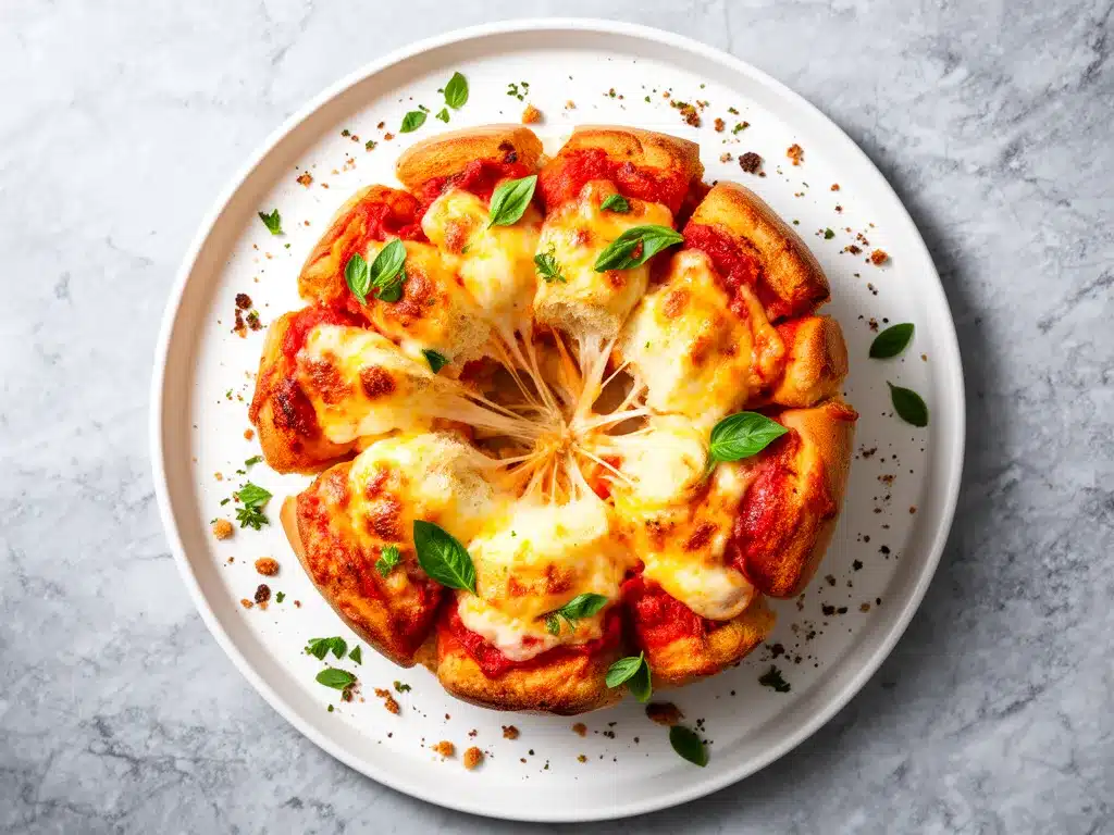 After-School Cheesy Pizza Pull-Apart Bread Recipe Your Family Will Love 4 after-school cheesy pizza pull-apart bread preparation steps