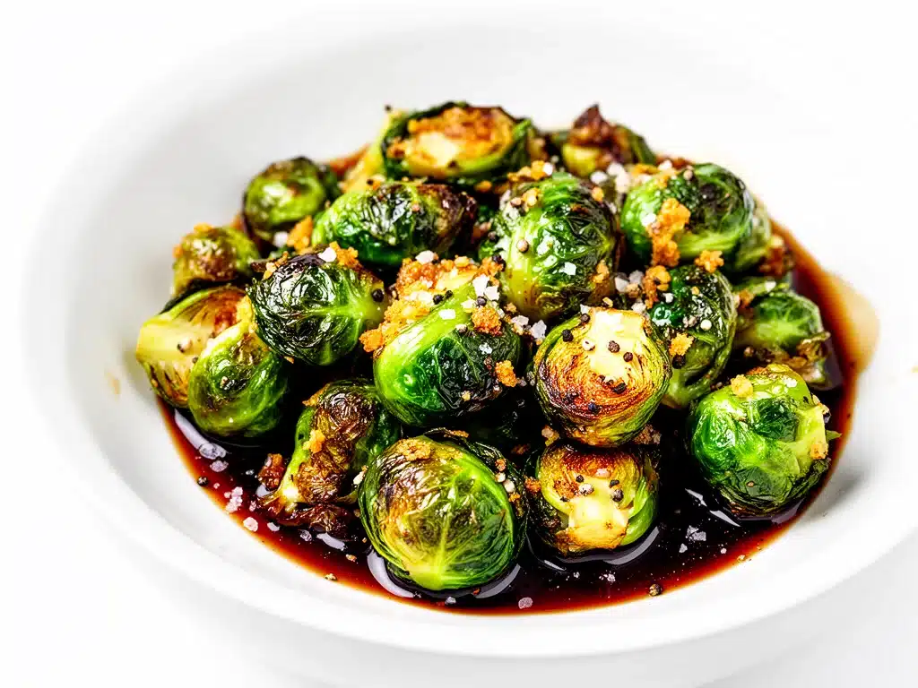 Air Fryer Crispy Brussels Sprouts - featured image