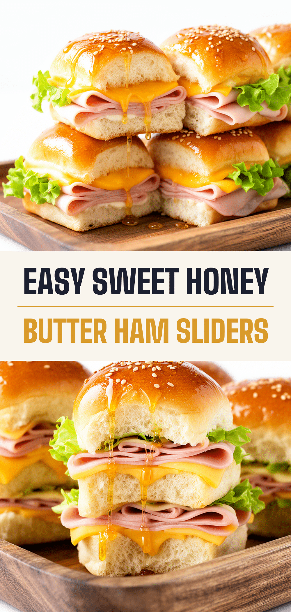 Back-to-School Ham and Cheese Sliders Easy Honey Butter Glaze Recipe 5 back-to-school ham and cheese sliders recipe
