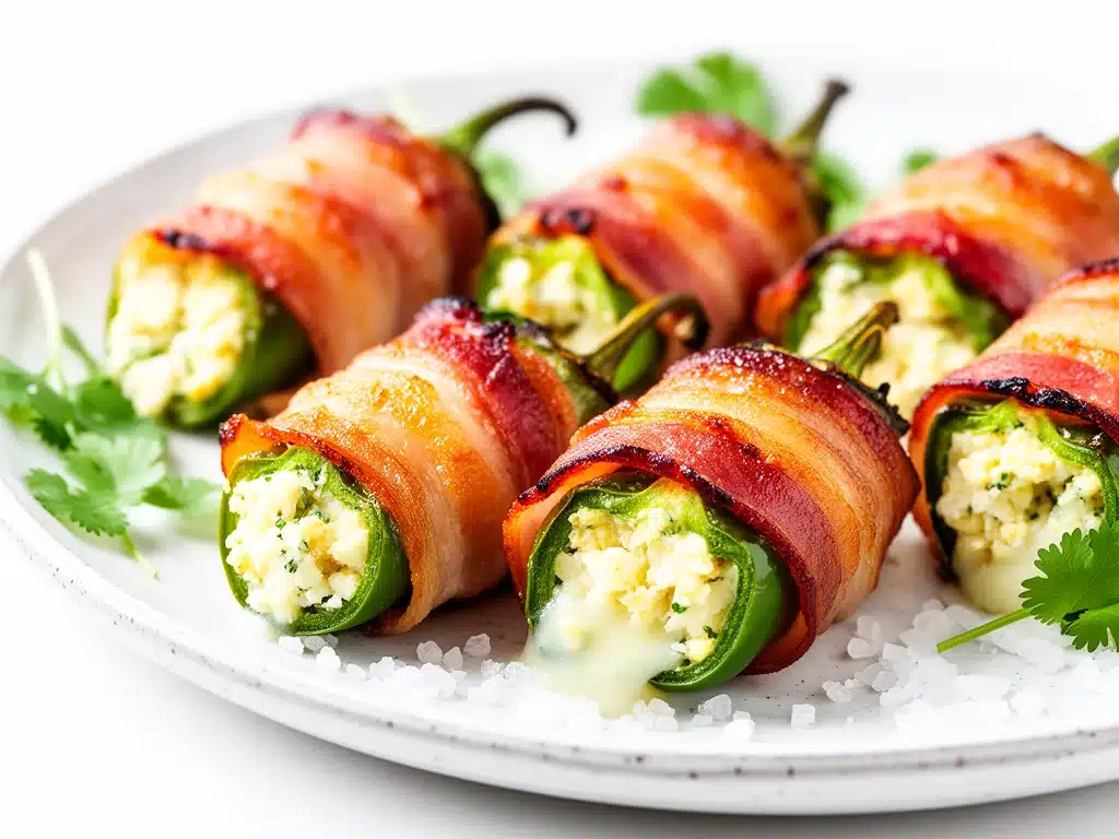 bacon-wrapped jalapeno poppers - featured image