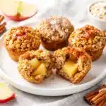 baked apple cinnamon oatmeal cups - featured image