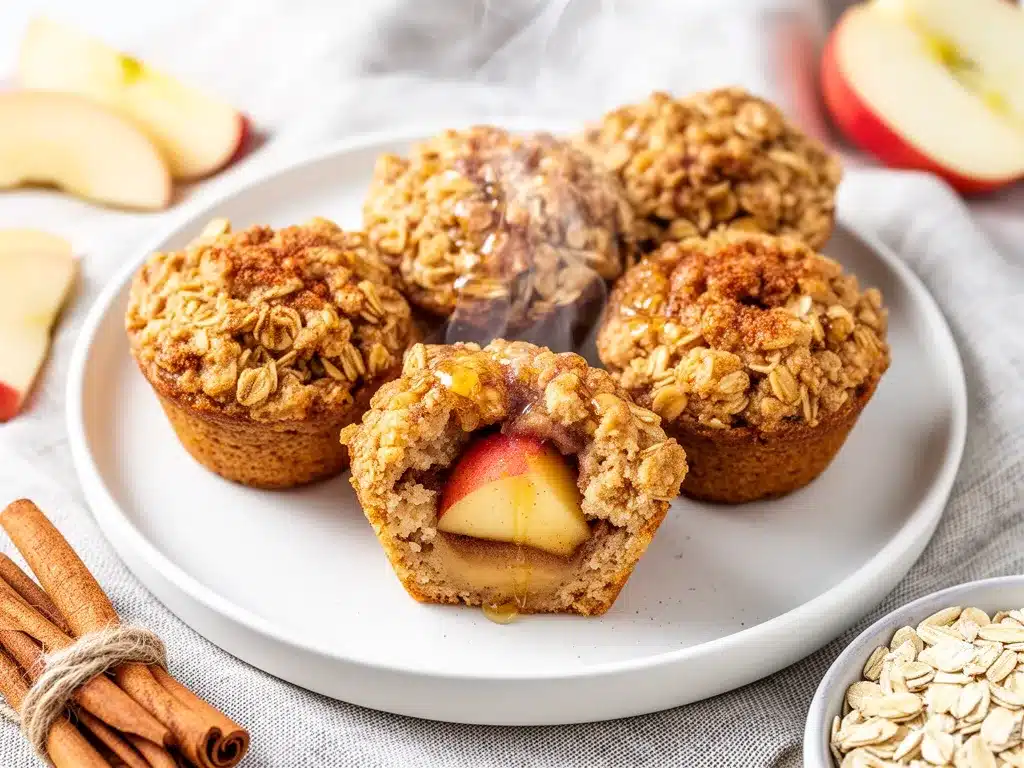 Back-to-School Baked Apple Cinnamon Oatmeal Cups Easy Recipe for Busy Weeknights 4 baked apple cinnamon oatmeal cups preparation steps