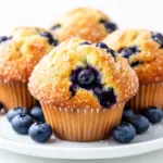 bakery-style blueberry muffins - featured image