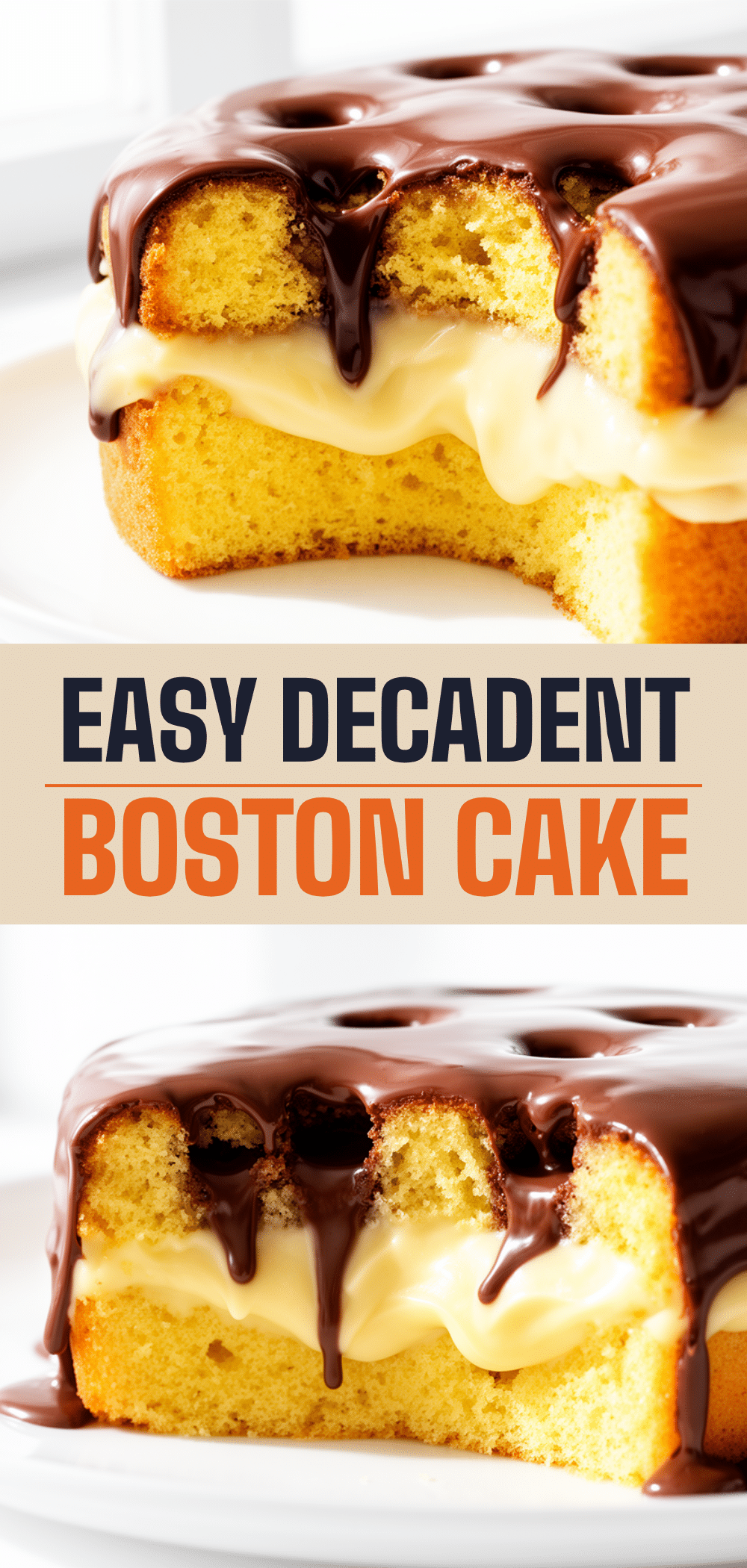 Boston Cream Poke Cake Recipe Easy Homemade Dessert You’ll Make on Repeat 5 Boston Cream Poke Cake recipe