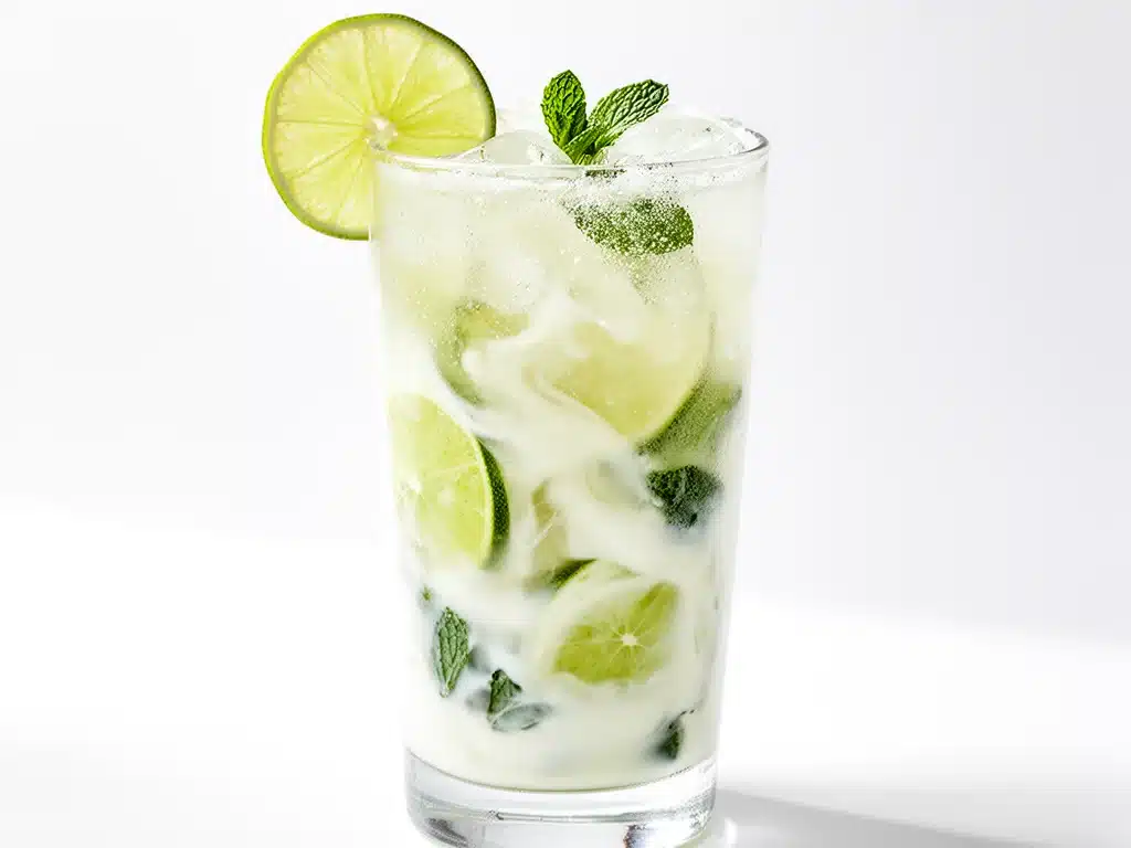 Brazilian lemonade with sweetened condensed milk - featured image