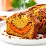 brown butter pumpkin banana bread - featured image