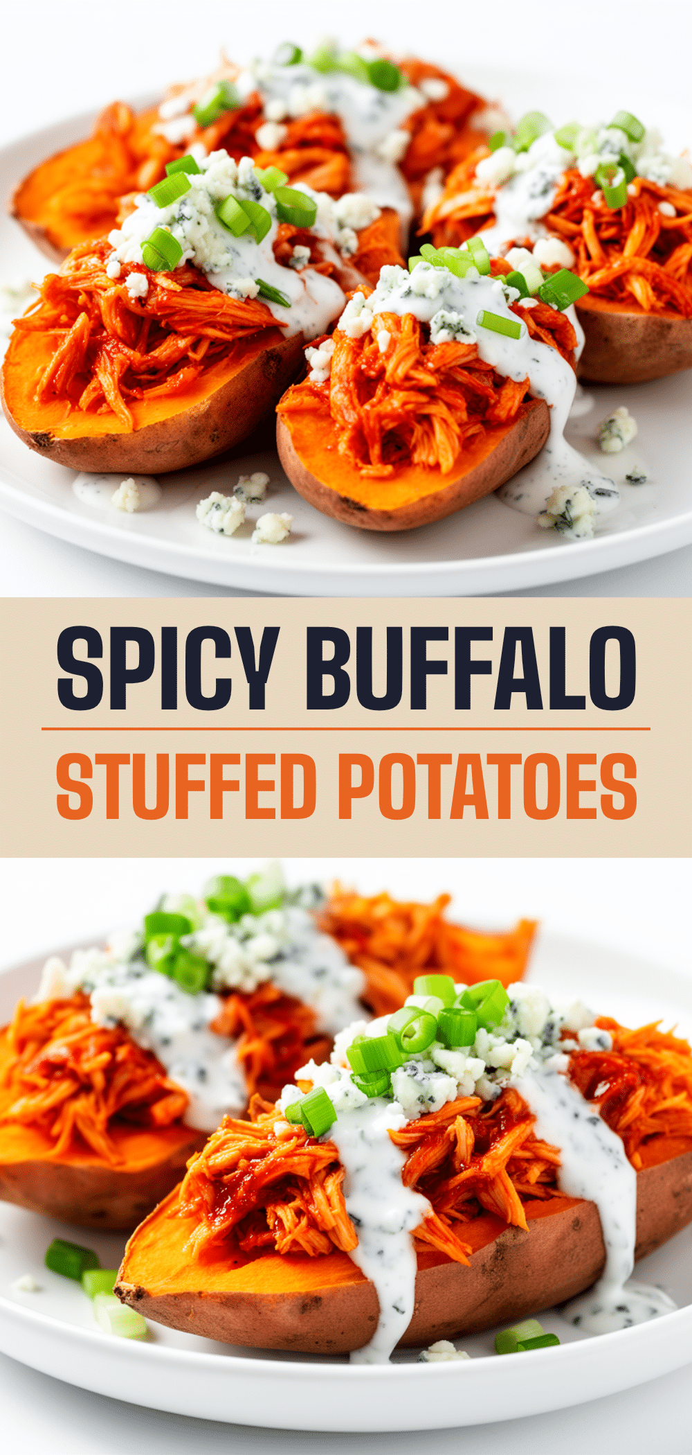 Buffalo Chicken Stuffed Sweet Potatoes Easy Recipe for Busy Weeknights 5 buffalo chicken stuffed sweet potatoes recipe