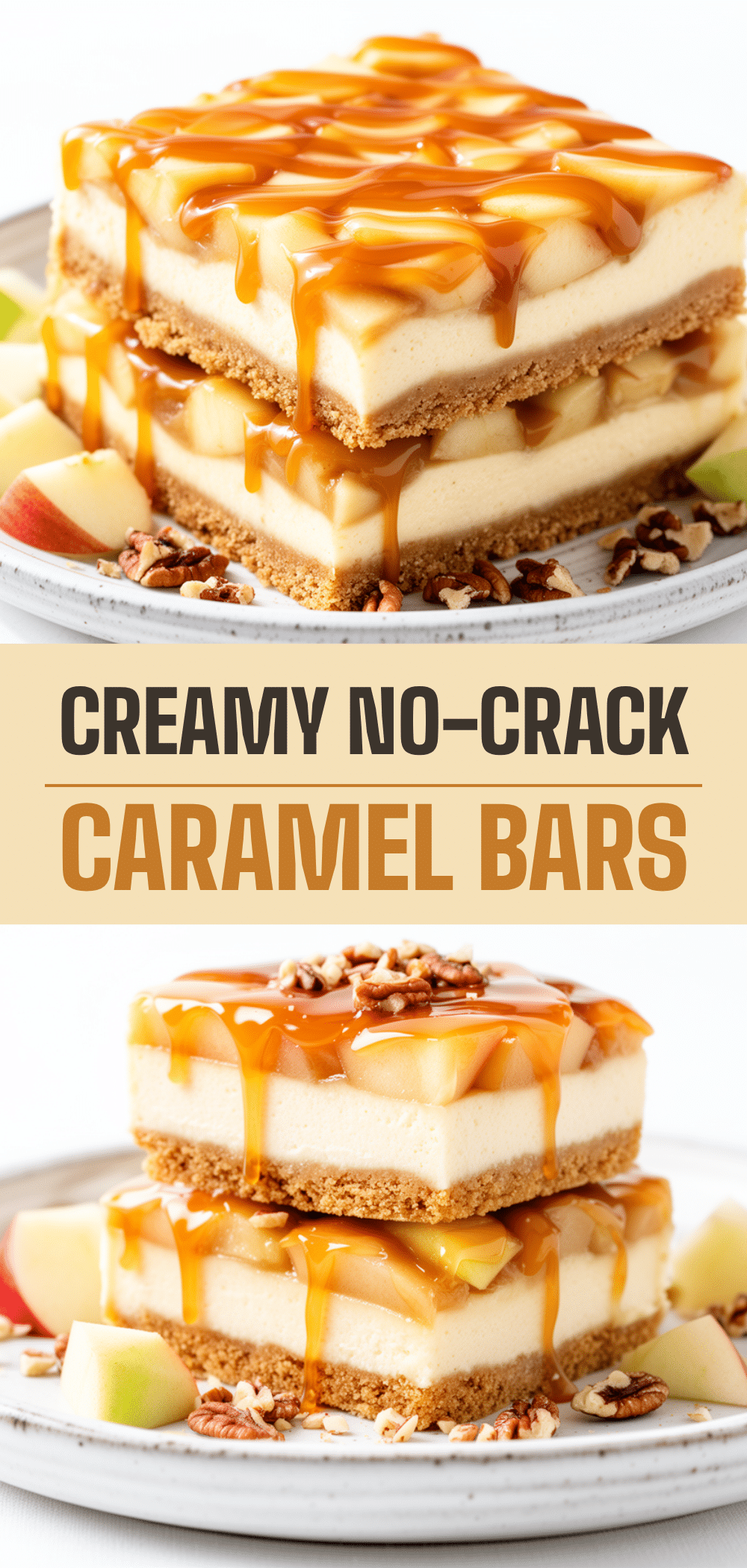 Caramel Apple Cheesecake Bars Easy Recipe with Simple Ingredients to Make on Repeat 5 caramel apple cheesecake bars recipe