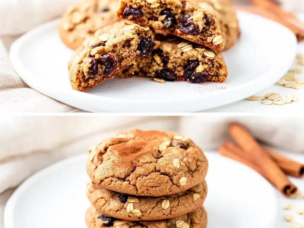Chewy Oatmeal Raisin Cookies with Brown Butter Easy Recipe to Make on Repeat 4 chewy oatmeal raisin cookies preparation steps