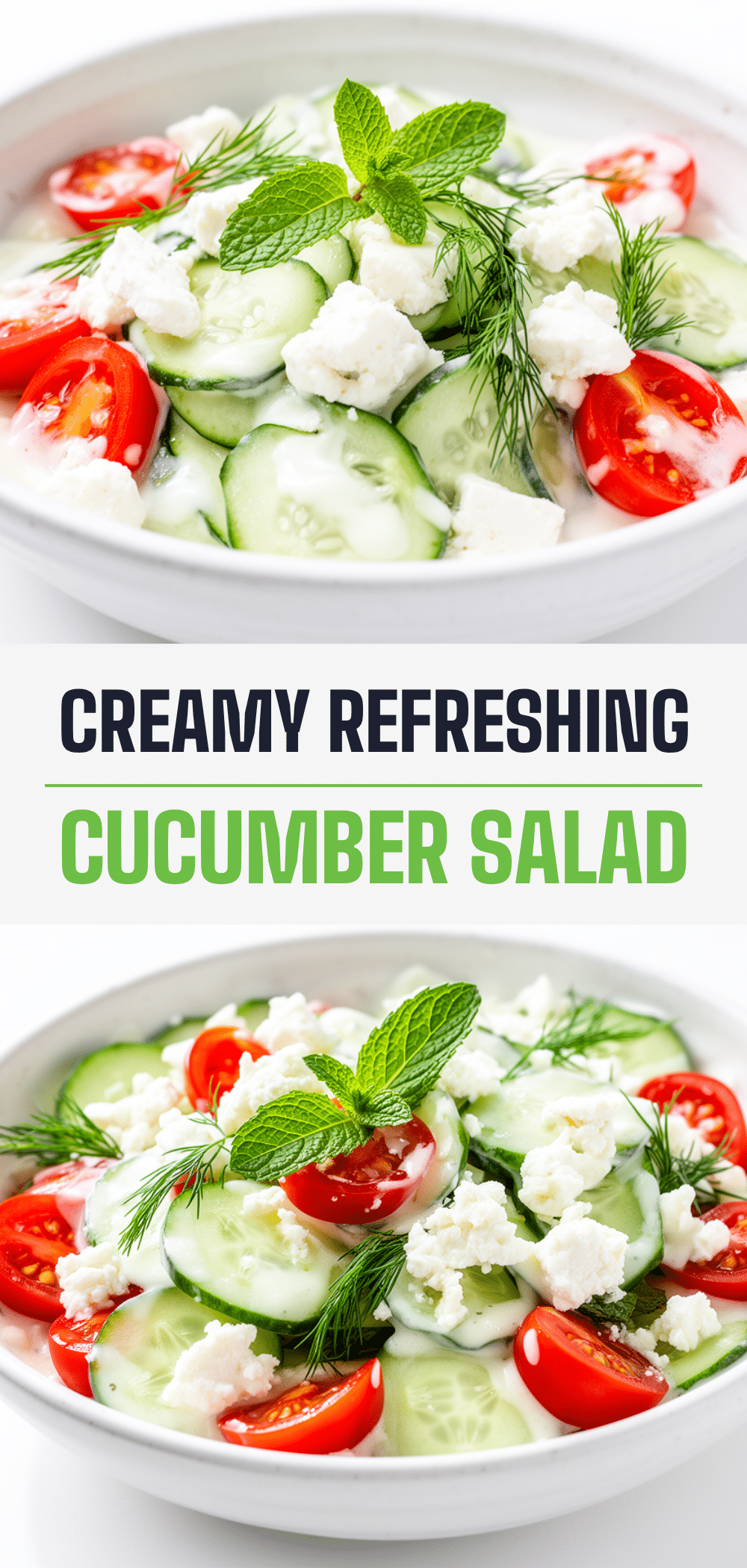 Creamy Cucumber Tomato Salad with Feta Recipe Your Family Will Love 5 creamy cucumber tomato salad with feta recipe