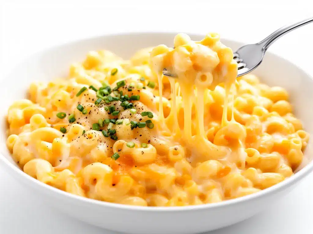 Creamy Stovetop Three-Cheese Mac and Cheese Easy Recipe for Busy Weeknights 4 creamy stovetop three-cheese mac and cheese preparation steps