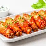 crispy air fryer chicken wings - featured image