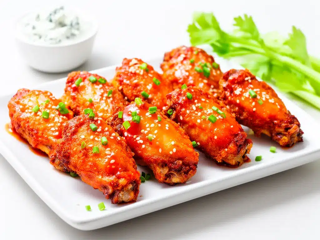 Crispy Air Fryer Chicken Wings with Buffalo Sauce Easy Recipe Everyone Loves 4 crispy air fryer chicken wings preparation steps