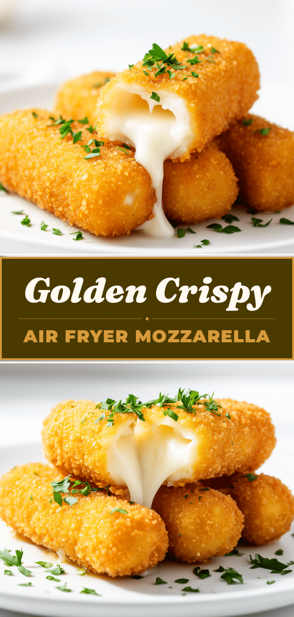 Crispy Air Fryer Mozzarella Sticks Recipe Easy Homemade Snack with Simple Ingredients 5 crispy air fryer mozzarella sticks recipe