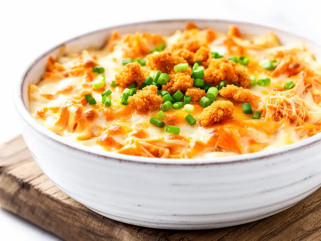 crispy buffalo chicken dip - featured image