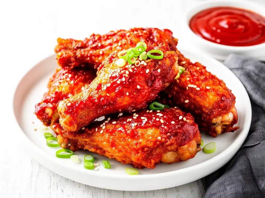 Crispy Korean Fried Chicken Recipe with Gochujang Glaze Your Family Will Love 4 crispy korean fried chicken preparation steps