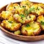 crispy smashed potatoes - featured image