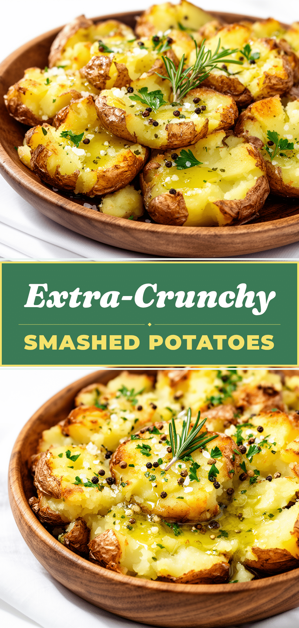 Crispy Smashed Potatoes Recipe Easy Garlic Herb Butter Your Family Will Crave 5 crispy smashed potatoes recipe