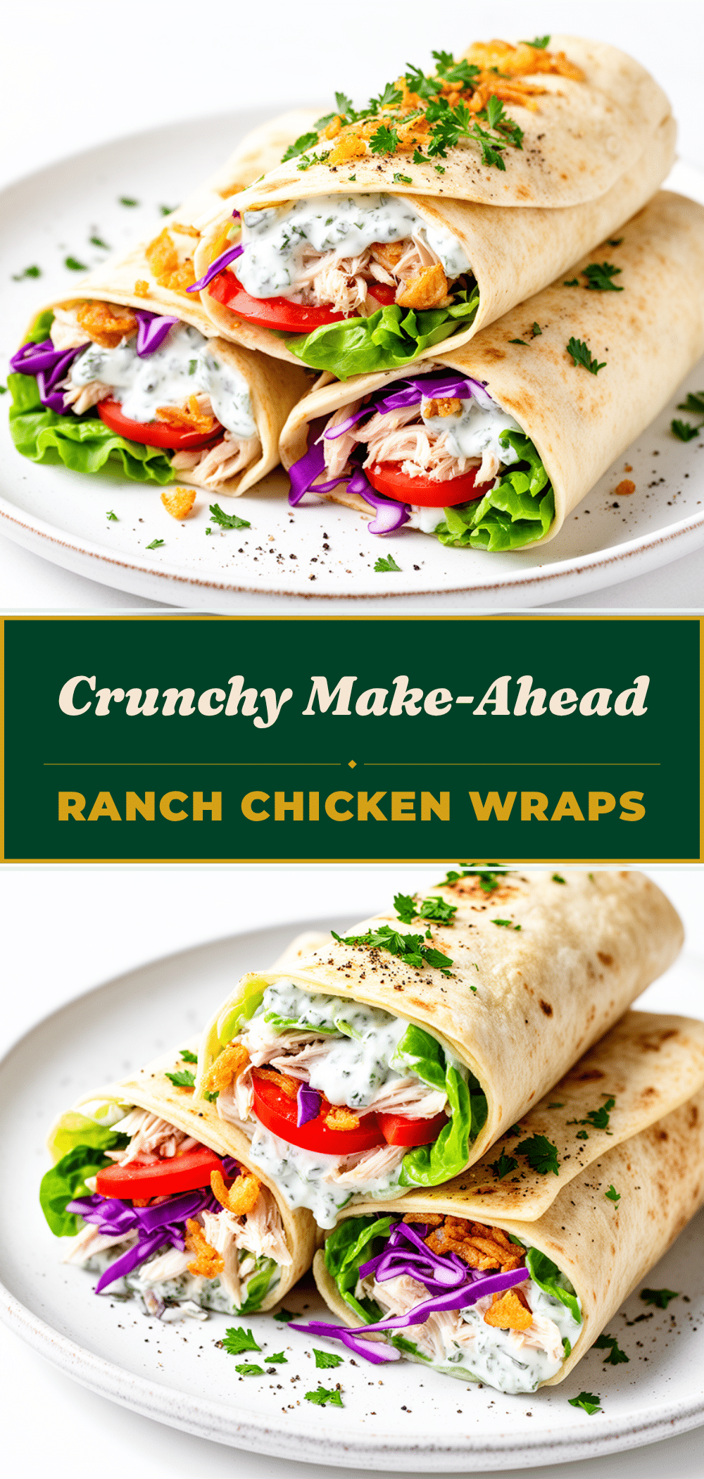 Crunchy Ranch Chicken Wraps Recipe 5 Easy Steps for Busy Weeknights 5 Crunchy Ranch Chicken Wraps recipe