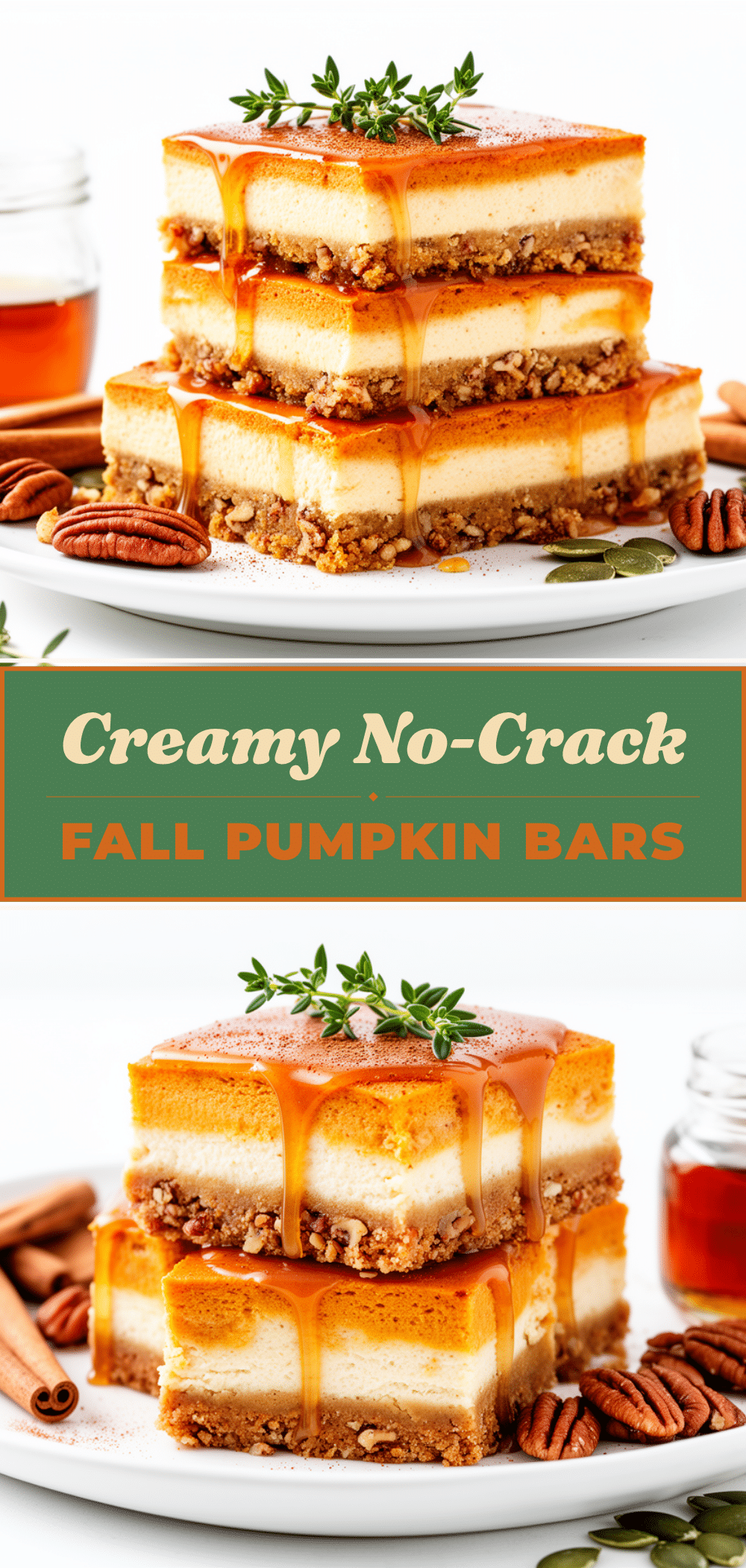 Fall Maple Pumpkin Cheesecake Bars Easy Recipe with Simple Ingredients to Make on Repeat 5 Fall Maple Pumpkin Cheesecake Bars recipe