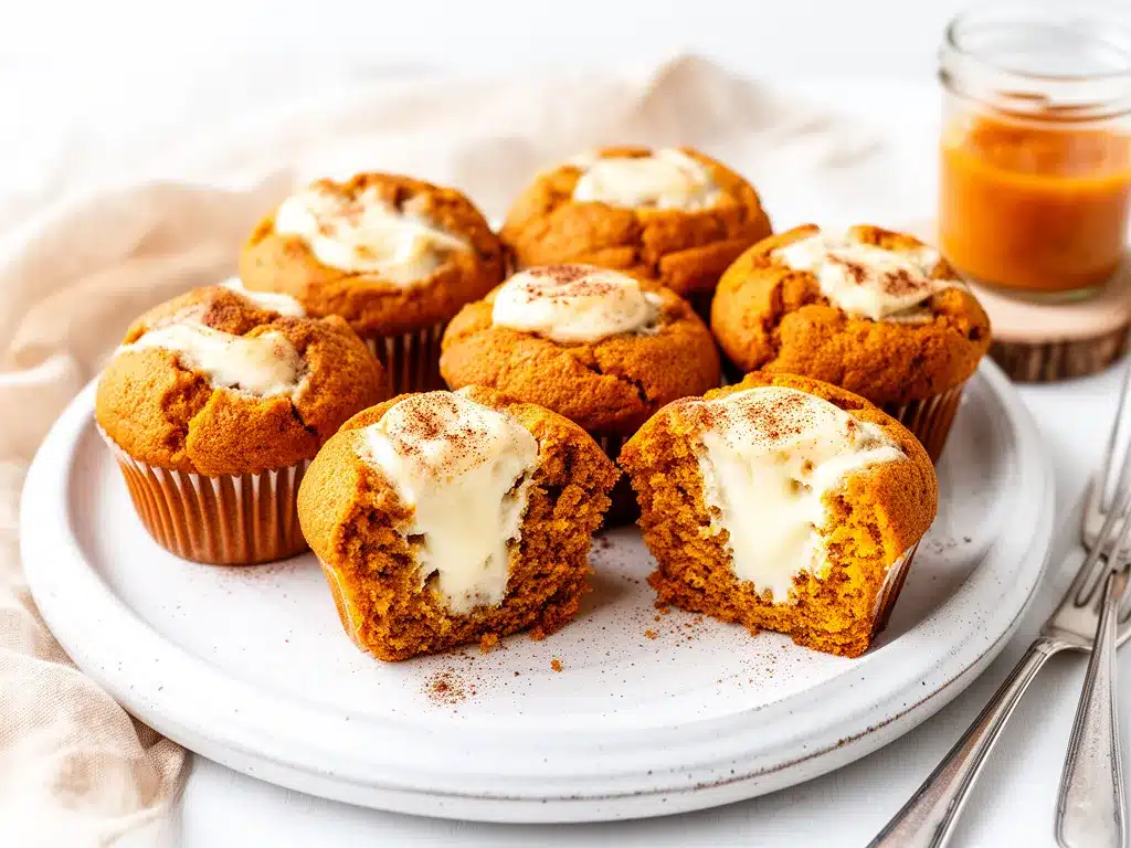 Fall Pumpkin Cream Cheese Muffins Recipe Easy Homemade Muffins for Cozy Mornings 4 Fall Pumpkin Cream Cheese Muffins preparation steps
