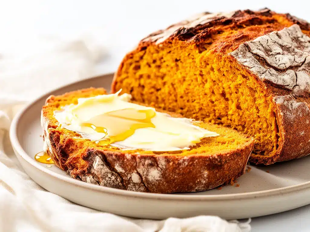 Fall Pumpkin Sourdough Bread Recipe with Honey Butter Your Family Will Crave 4 fall pumpkin sourdough bread preparation steps