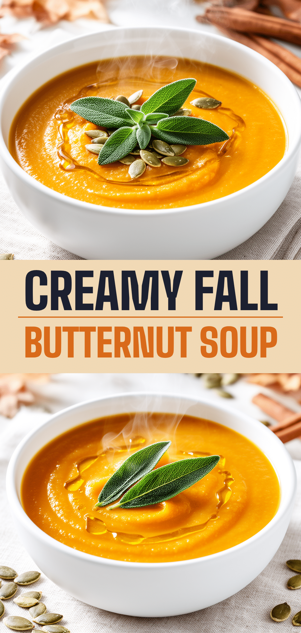 Fall Roasted Butternut Squash Soup Recipe Easy 5-Step Family Favorite with Crispy Sage 5 fall roasted butternut squash soup recipe