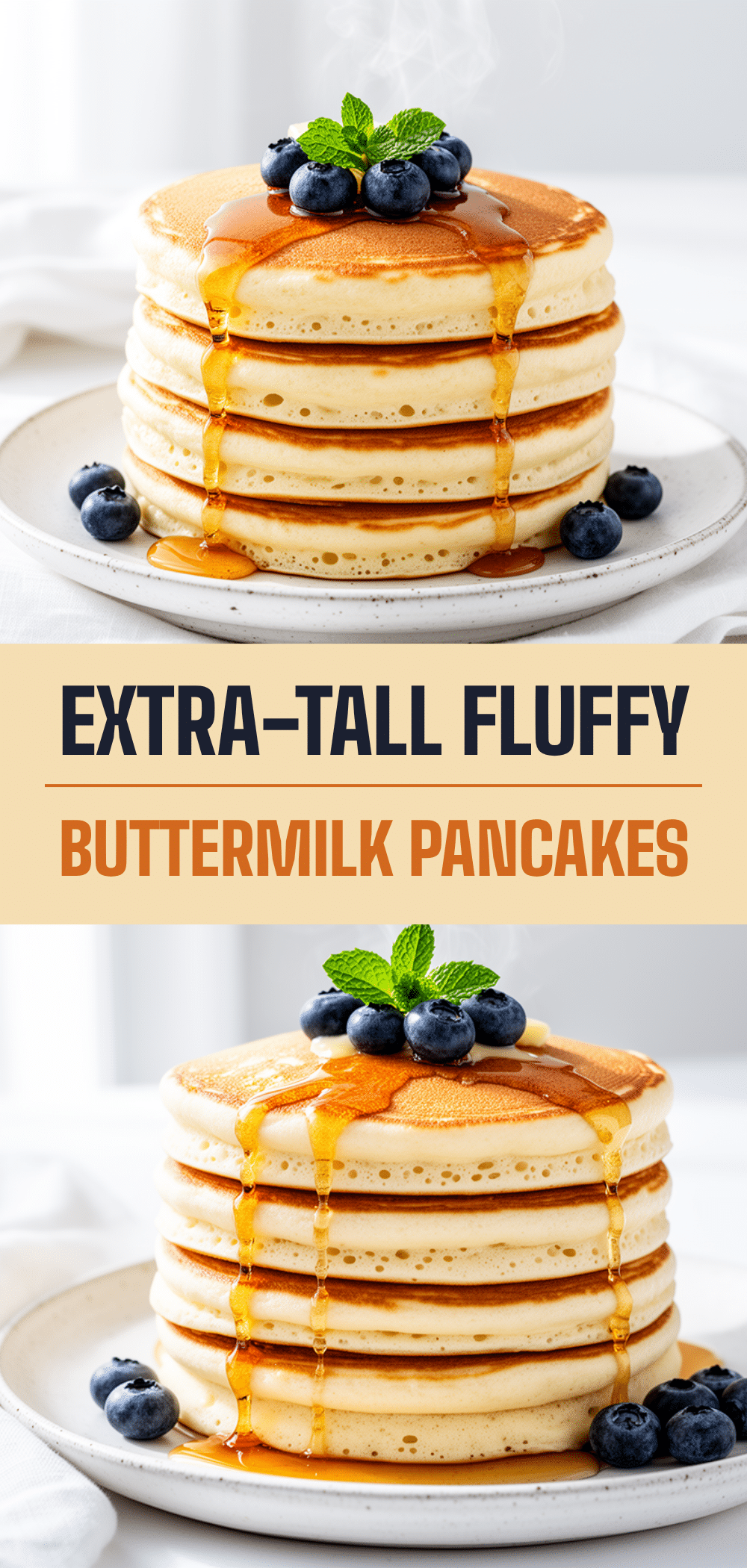 Fluffy Buttermilk Pancakes Recipe Easy 5-Ingredient Weeknight Breakfast 5 fluffy buttermilk pancakes recipe