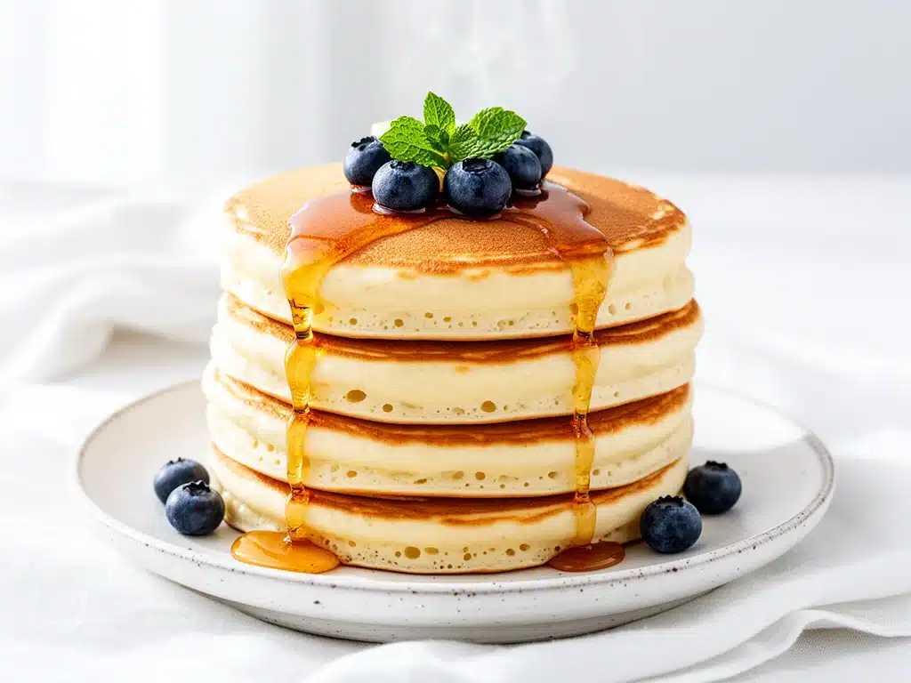 fluffy buttermilk pancakes - featured image