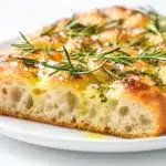 garlic herb focaccia - featured image