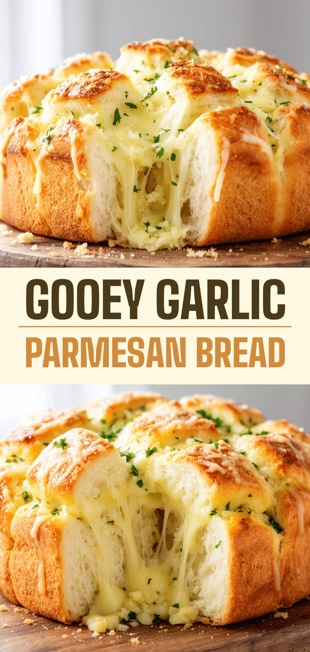 Garlic Parmesan Pull-Apart Bread Recipe Easy Homemade Snack to Make on Repeat 5 Garlic Parmesan Pull-Apart Bread recipe