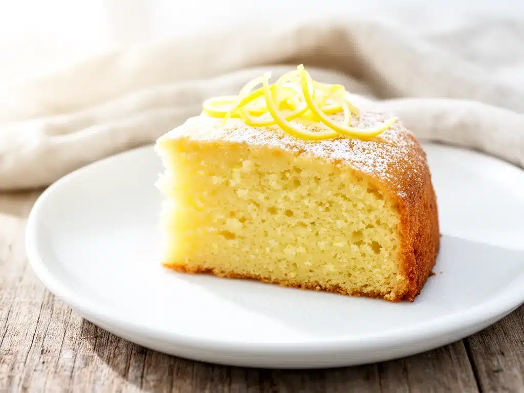 gluten-free lemon olive oil cake - featured image