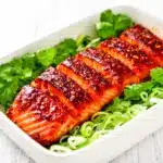 gochujang honey glazed salmon - featured image
