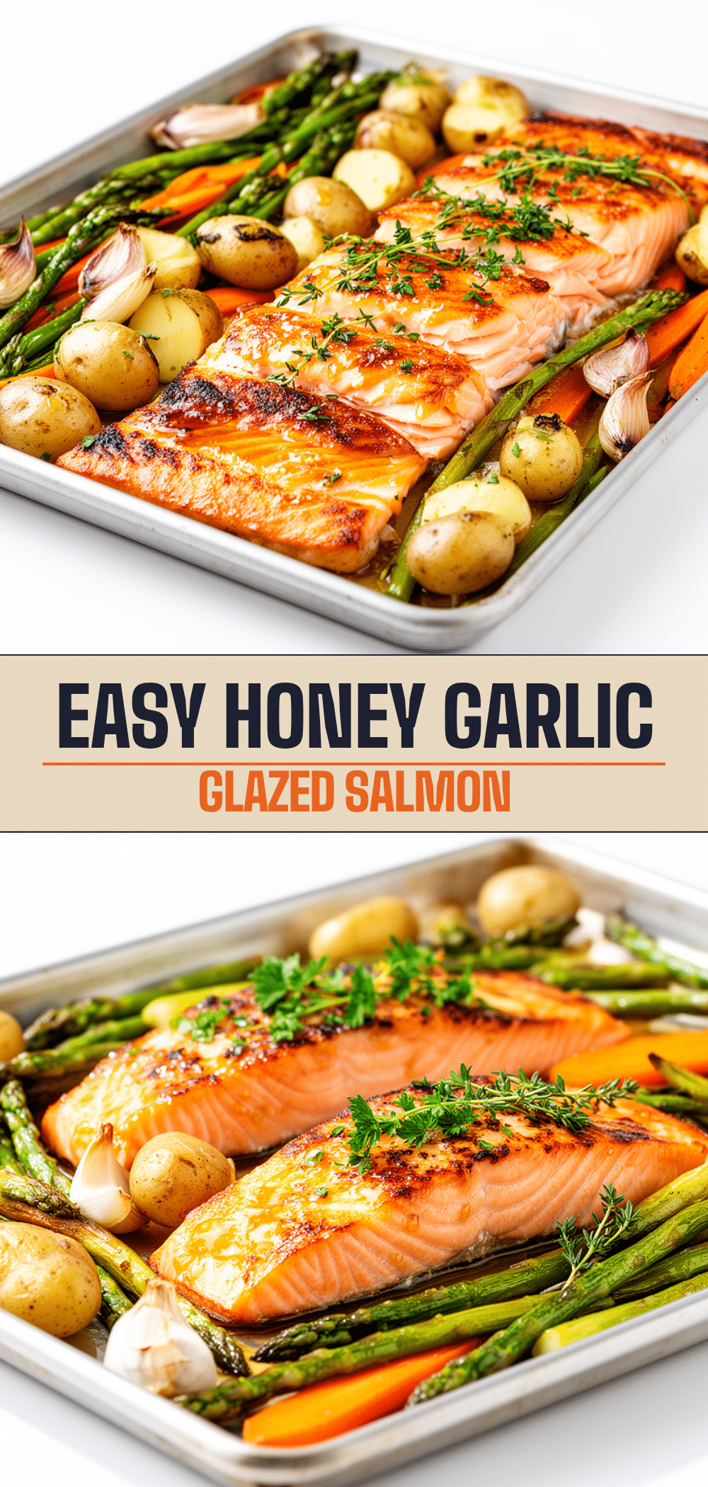 Honey Garlic Glazed Salmon Sheet Pan Dinner Easy 20-Minute Recipe for Busy Weeknights 5 honey garlic glazed salmon sheet pan dinner recipe