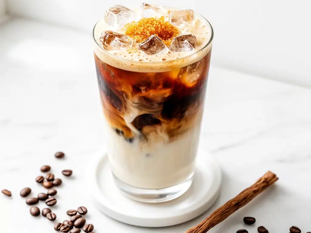 iced brown sugar oat milk shaken espresso - featured image