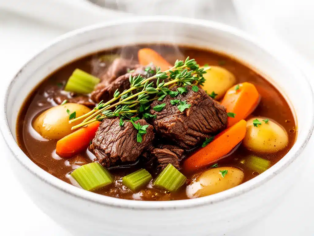 Instant Pot Beef Stew Recipe Easy Tender Vegetables for Busy Weeknights 4 Instant Pot beef stew preparation steps
