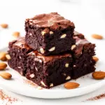 keto fudgy almond flour brownies - featured image