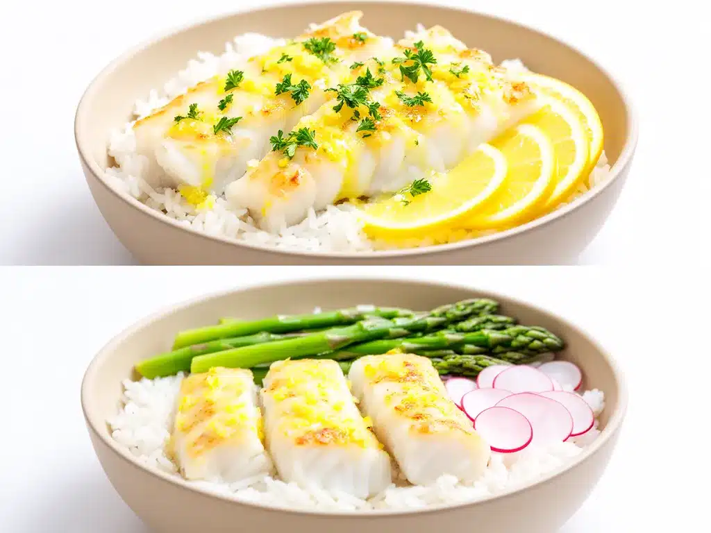 Lemon Garlic Butter Baked Cod Recipe Easy for Busy Weeknights 4 lemon garlic butter baked cod preparation steps