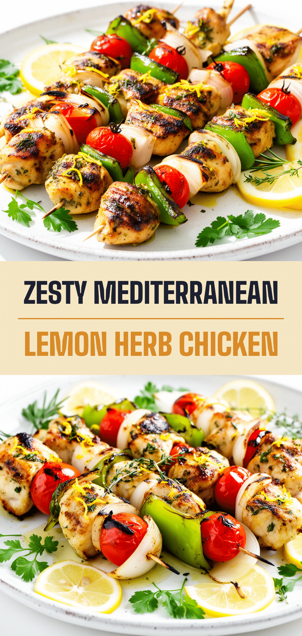 Mediterranean Lemon Herb Grilled Chicken Skewers Easy Weeknight Recipe 5 Mediterranean Lemon Herb Grilled Chicken Skewers recipe