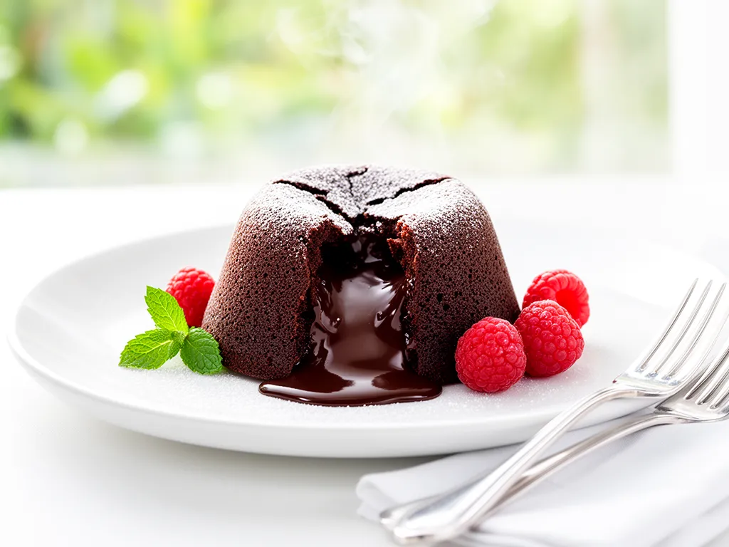 Molten Chocolate Lava Cake for Two Easy Recipe for Busy Weeknights 4 molten chocolate lava cake for two preparation steps