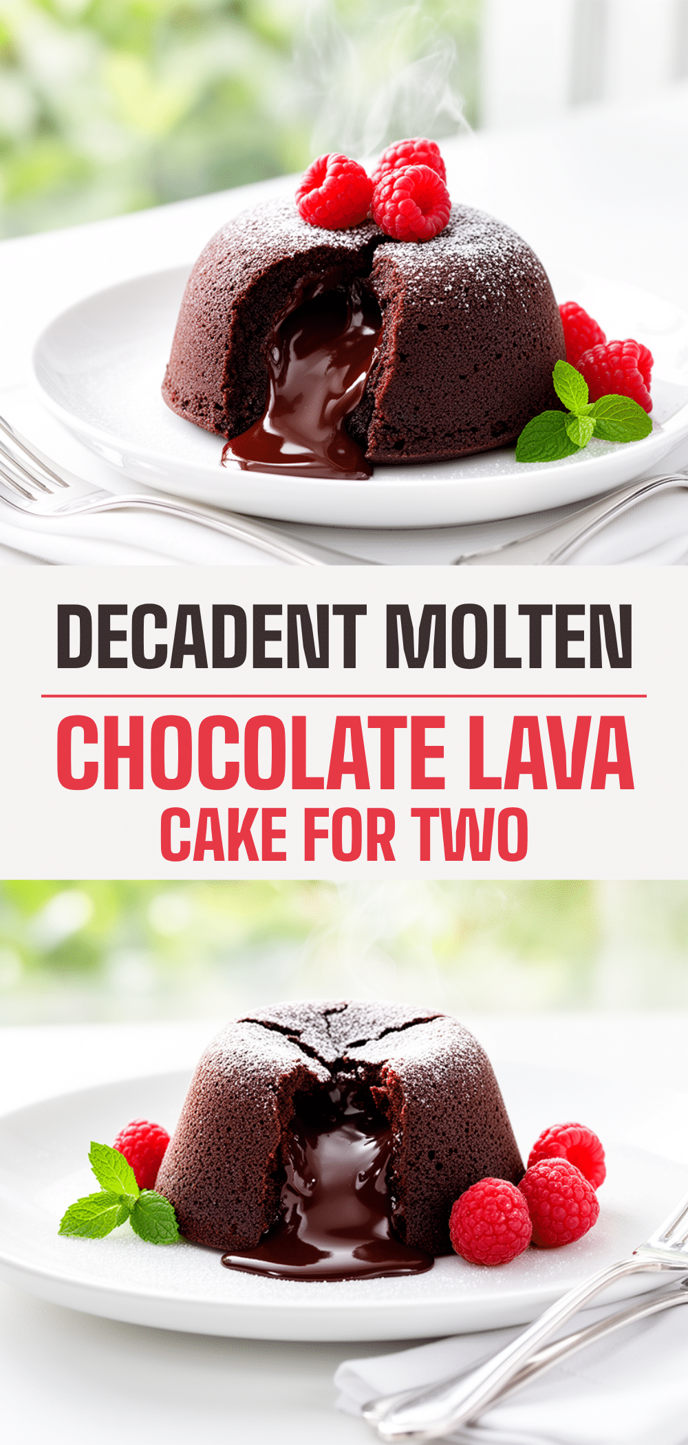 Molten Chocolate Lava Cake for Two Easy Recipe for Busy Weeknights 5 molten chocolate lava cake for two recipe