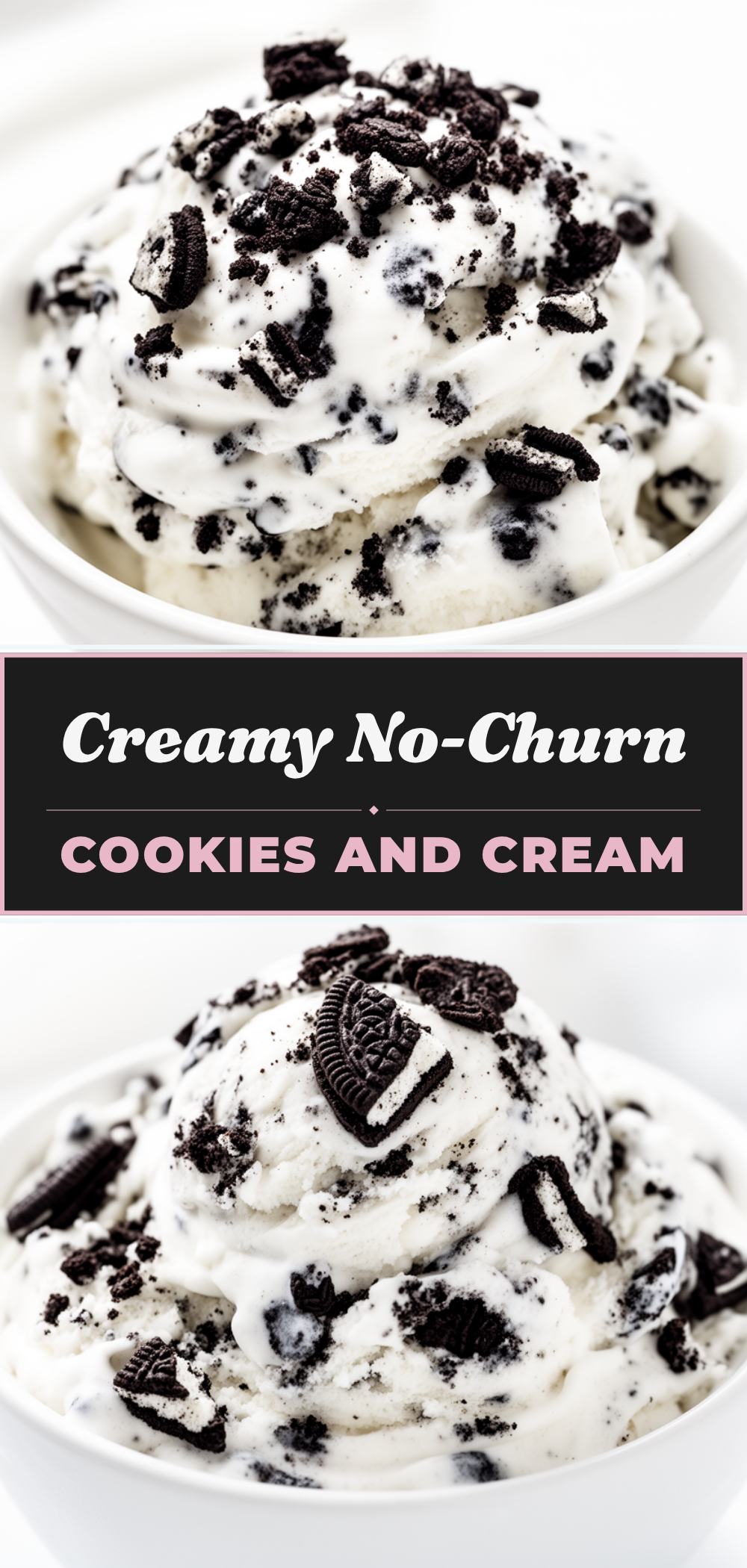 No-Churn Cookies and Cream Ice Cream Recipe Easy Homemade Dessert with Simple Ingredients 5 no-churn cookies and cream ice cream recipe