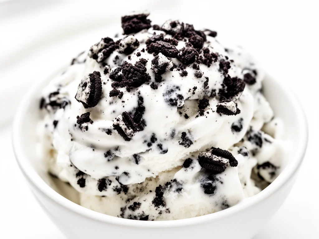 no-churn cookies and cream ice cream - featured image
