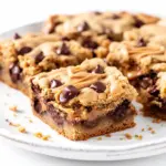Peanut Butter Chocolate Chip Cookie Bars - featured image