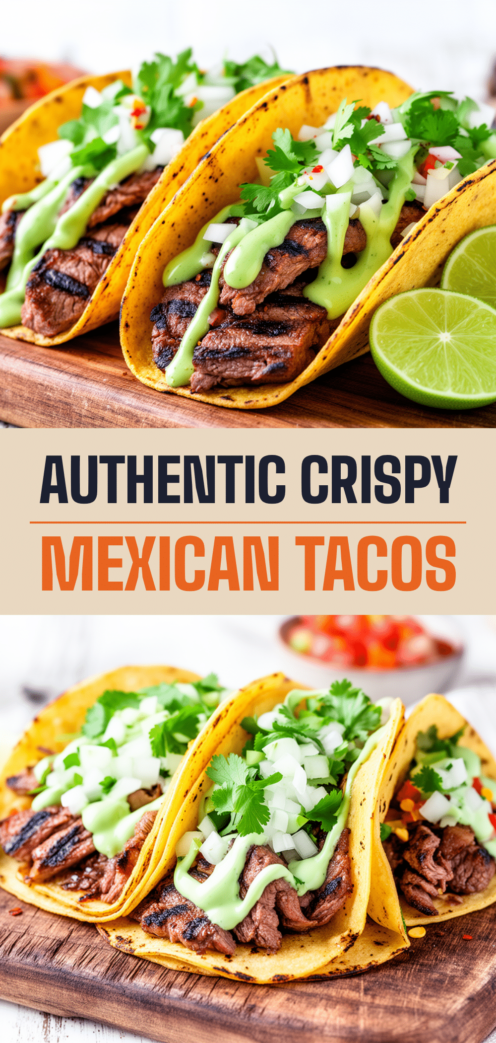 Real Mexican Street Tacos Recipe 5 Easy Steps for Family Craving Cilantro Lime Crema 5 real mexican street tacos recipe