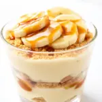 salted caramel banana pudding - featured image