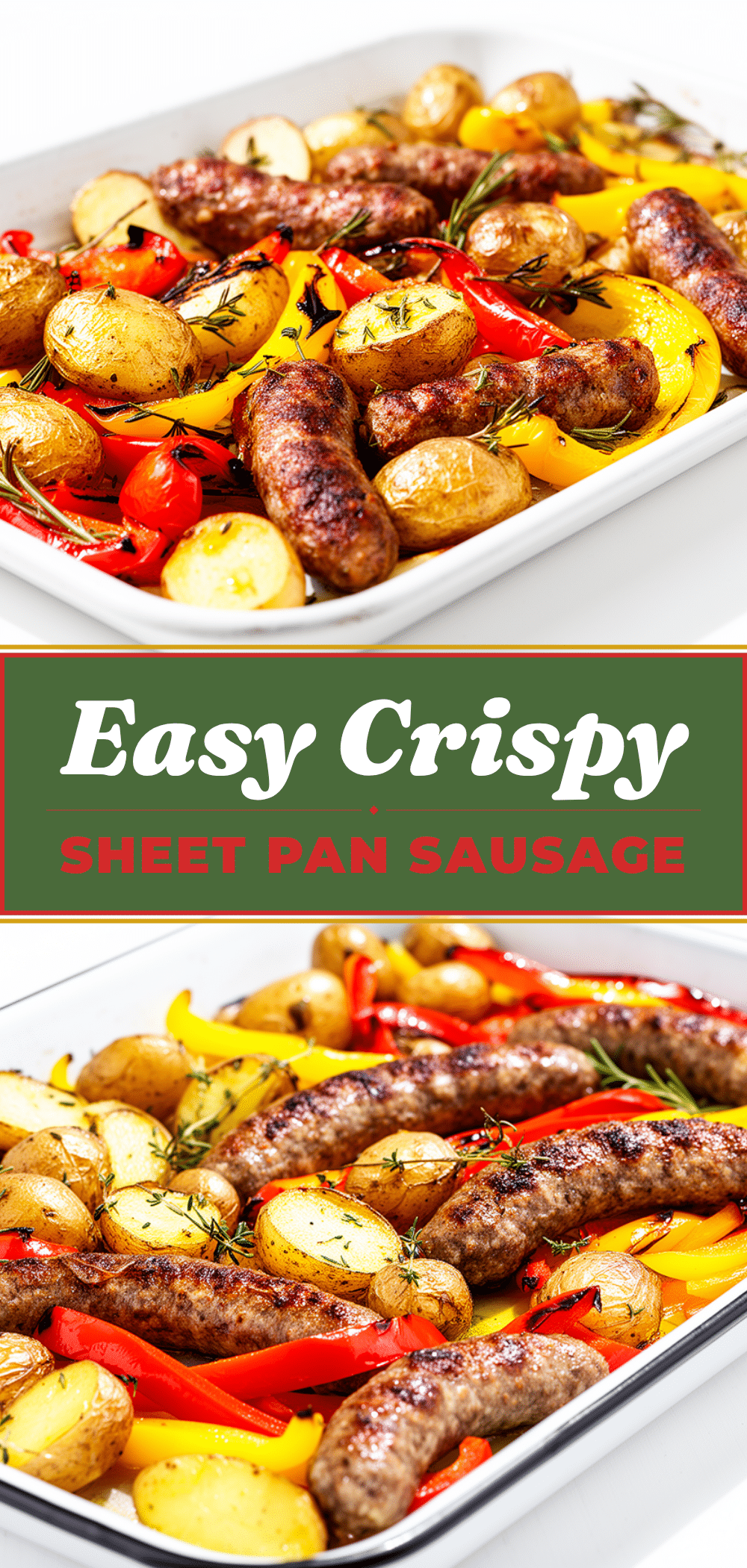 Sheet Pan Sausage with Peppers and Potatoes Easy Weeknight Dinner Recipe 5 sheet pan sausage with peppers and potatoes recipe