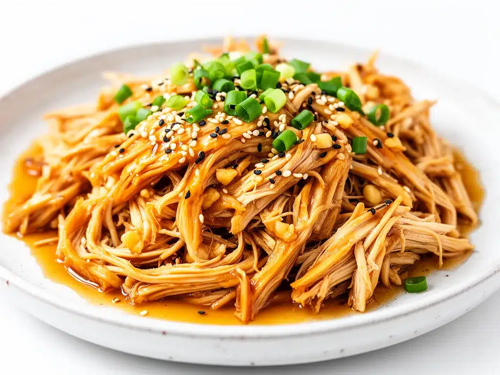 Slow Cooker Honey Garlic Chicken Recipe 5 Easy Ingredients to Make on Repeat 4 slow cooker honey garlic chicken preparation steps