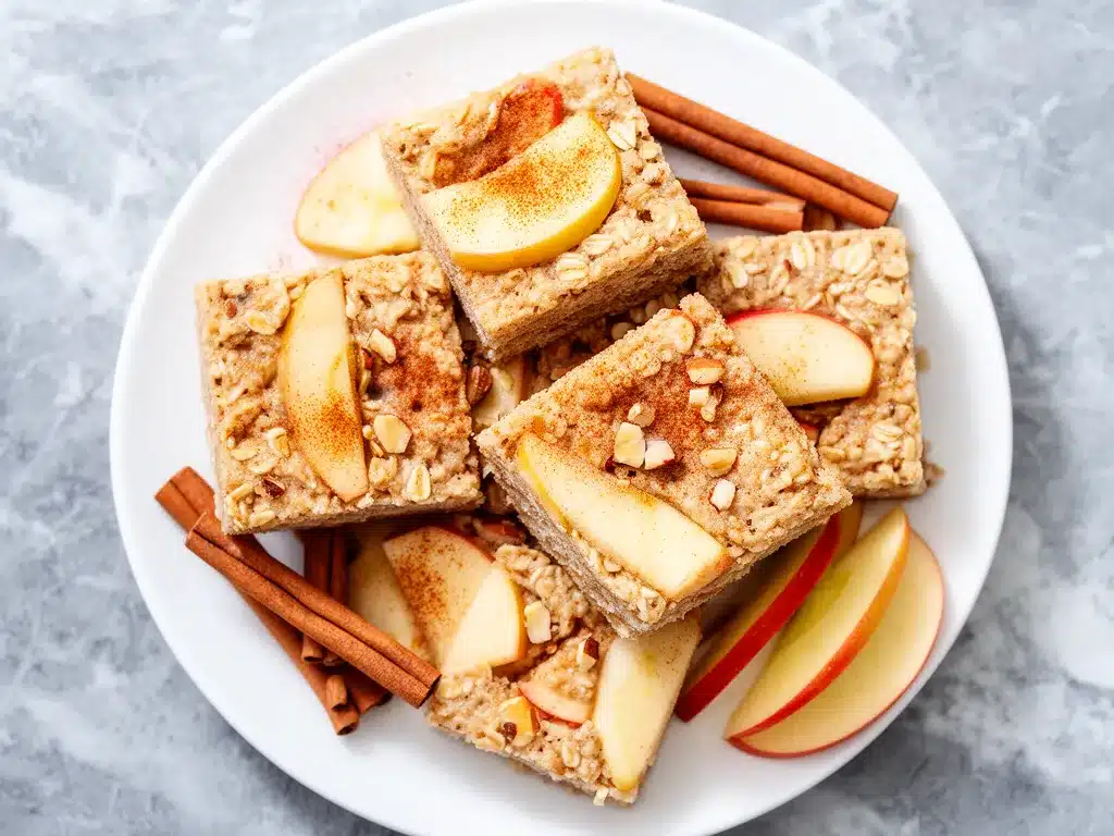 Soft Apple Cinnamon Oatmeal Bars Recipe Easy Homemade Snack for Weeknights 4 soft apple cinnamon oatmeal bars preparation steps