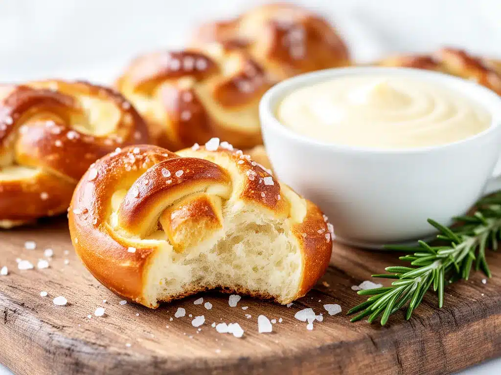 Soft Homemade Pretzel Bites with Cheese Sauce Easy Snack for Busy Weeknights 4 soft homemade pretzel bites preparation steps